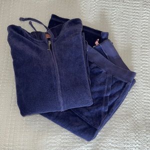 Juicy terry cloth tracksuit in deep purple